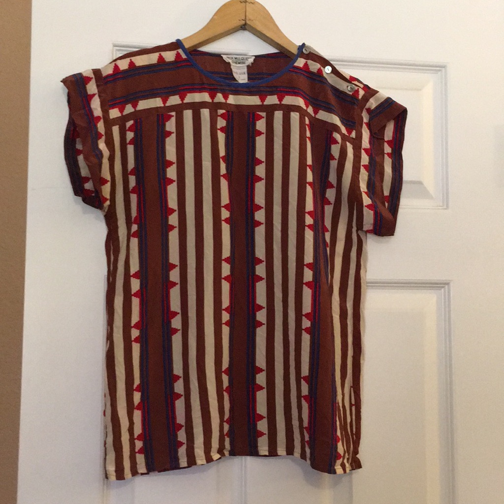 Silk Patterned Blouse